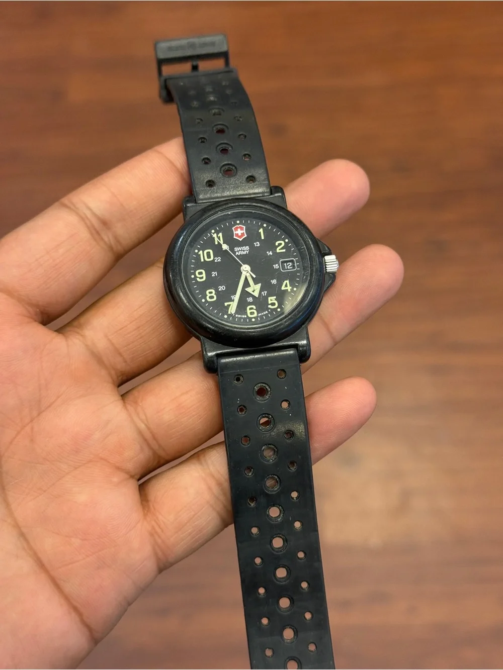 Victorinox Swiss Army Black Sport Watch (not working )